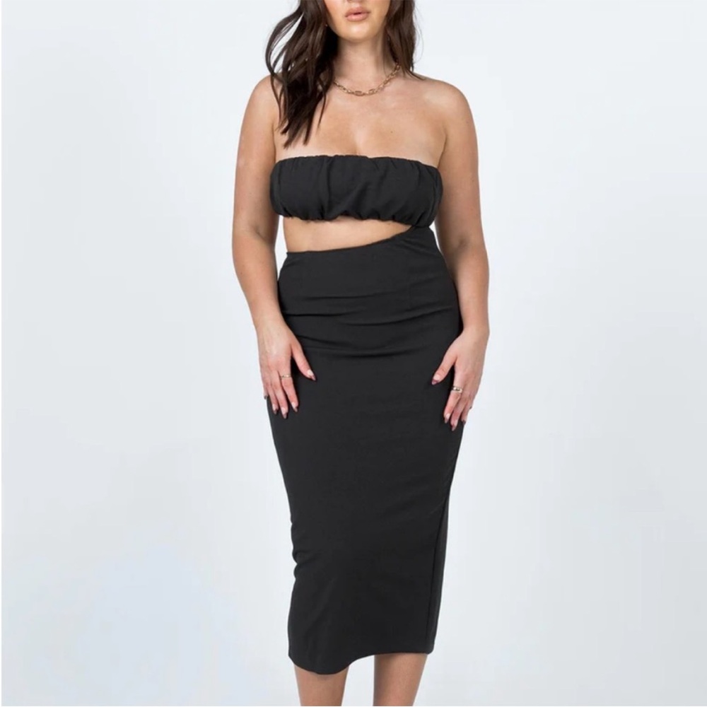 BARELY WORN PRINCESS POLLY MIDI DRESS